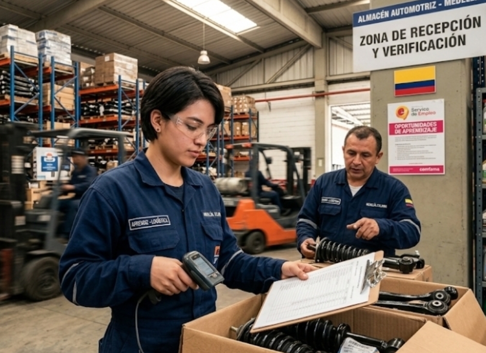 Aprendiz de Logística y Gestión de Almacén Automotriz