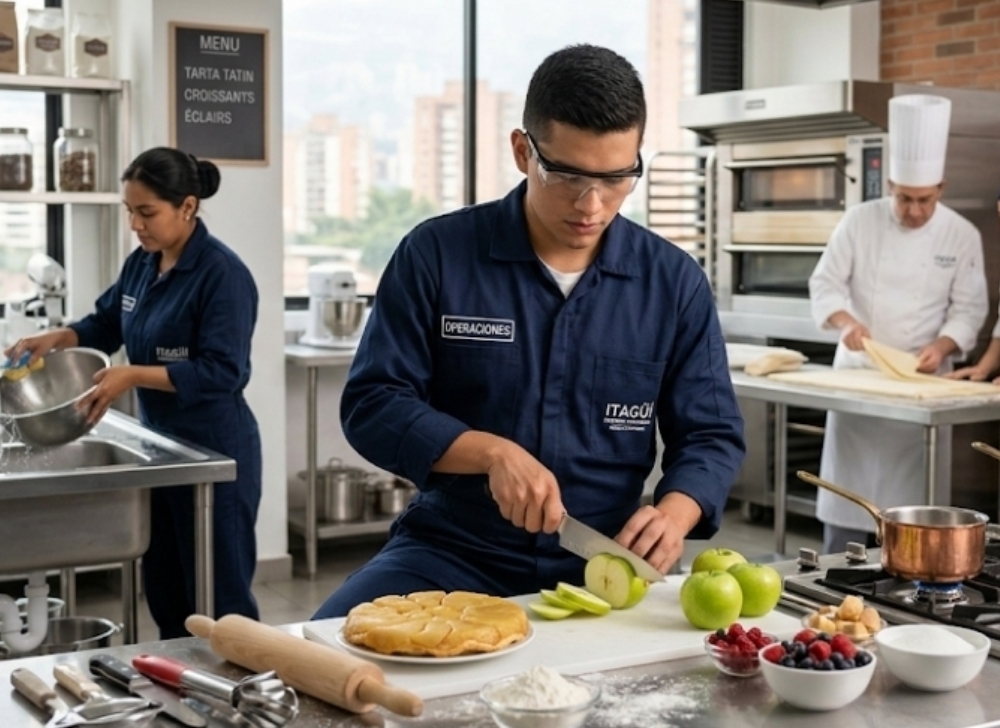 Auxiliar de Cocina para Repostería Francesa Especializada