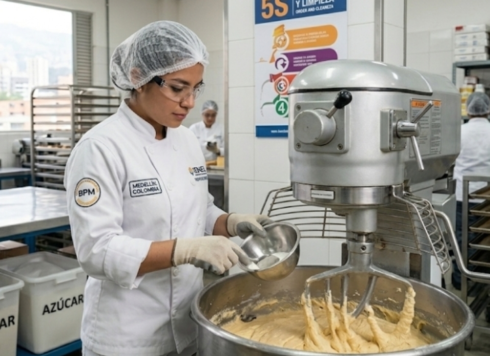 Auxiliar de Producción para Planta de Repostería y Cocina Central